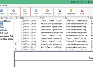 software - Import PST Files to Zimbra Desktop 5.0 screenshot