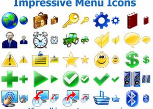 Impressive Menu Icons screenshot