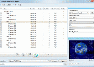 software - ImTOO DVD Subtitle Ripper 1.1.19.0327 screenshot