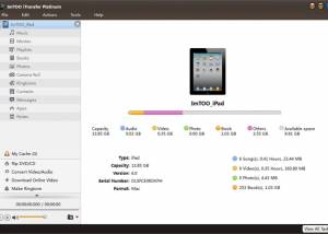 software - ImTOO iTransfer Platinum 5.5.3.20131014 screenshot