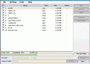 software - ImTOO OGG Converter 2.1.79.0326 screenshot