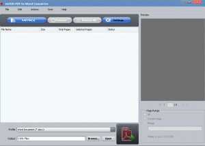 ImTOO PDF to Word Converter screenshot