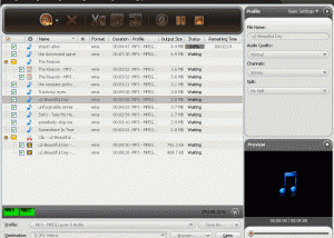 ImTOO WMA MP3 Converter screenshot