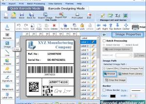 software - Industrial Barcode Label Maker 1.7 screenshot