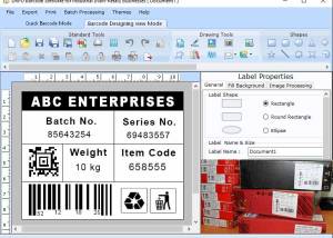 software - Industrial Barcode Label Making Tool 9.2.3.4 screenshot