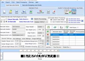 Industrial Barcode Labeling Design Tool screenshot