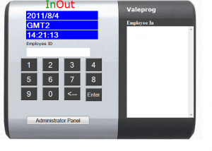 software - InOut Attendance 1.0.0 screenshot