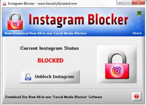 software - Instagram Blocker 1.0 screenshot
