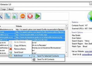 Instant Email Extractor screenshot