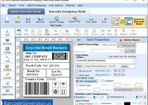 software - Inventory Barcode Generator 6.1.4 screenshot