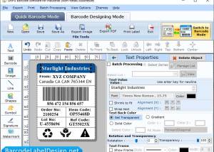 software - Inventory Barcode Labels Software 4.9 screenshot