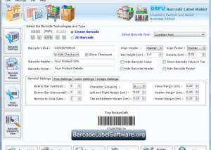 software - Inventory Barcode Tool 8.3.0.1 screenshot