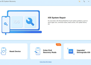 software - iOS System Recovery 1.5.0 screenshot