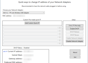 Full IP Changer (IPC) screenshot