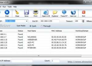 software - IP Seizer 1.00 screenshot