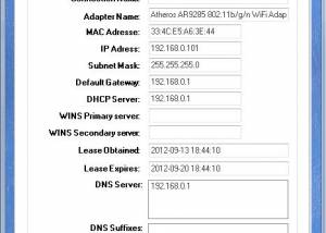 software - IPConfig 1.0.0.1 screenshot