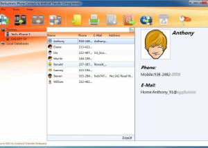 iPhone Contacts to Android Transfer screenshot