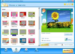 software - iPixSoft Flash ScreenSaver Maker 4.8.0 screenshot