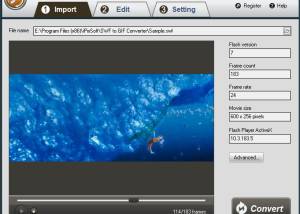 software - iPixSoft SWF to GIF Converter 5.1.0 screenshot