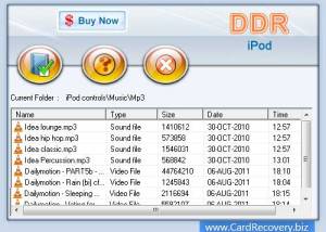 software - iPod Recovery 6.0.1.6 screenshot