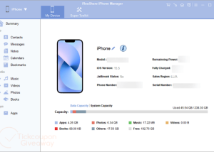 software - iReaShare iPhone Manager 2.0.12 screenshot