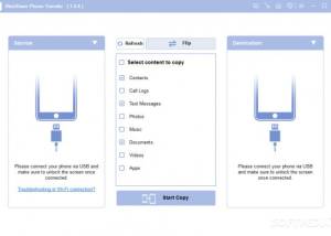 software - iReaShare Phone Transfer 1.0.4 screenshot