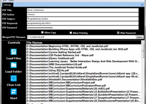 iRedSoft Batch PDF Merge screenshot