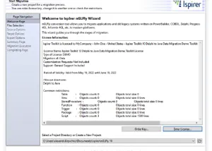 software - Ispirer nGLFly Wizard 10.85.8104 screenshot