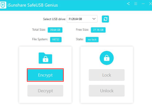 iSunshare SafeUSB Genius screenshot