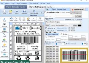 software - ITF-14 Barcode Designing Software 15.11 screenshot