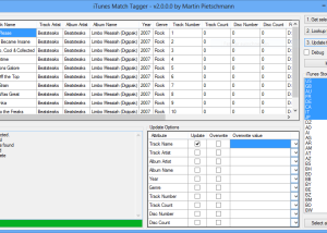 software - iTunes Match Tagger 2.0.0.0 screenshot