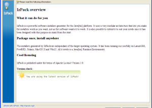 IzPack screenshot
