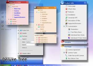 JavaScript Tree Menu screenshot