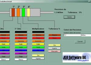 software - JCalcResistori 1.0 screenshot