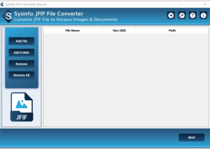 JFIF File Converter screenshot