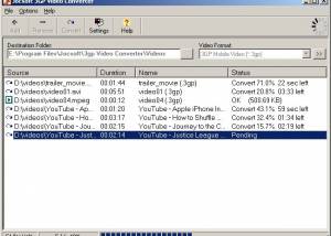 software - Jocsoft 3GP Video Converter 1.2.9.2 screenshot