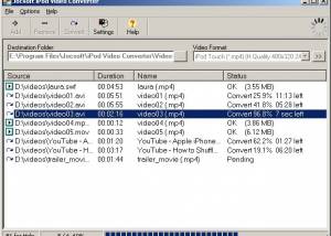 software - Jocsoft iPod Video Converter 1.2.0.2 screenshot