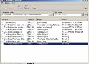 Jocsoft Video Converter screenshot