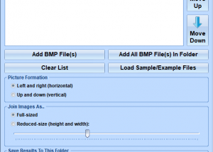 Join Multiple BMP Files Into One Software screenshot