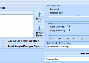 Join Multiple GIF Files Into One Software screenshot