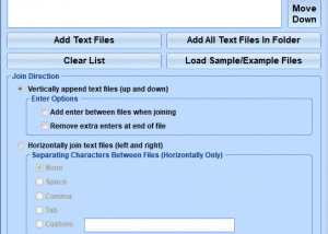 software - Join Multiple Text Files Into One Software 7.0 screenshot