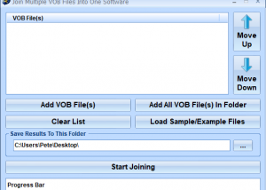 software - Join Multiple VOB Files Into One Software 7.0 screenshot