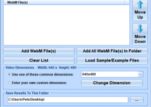 Join Multiple WebM Files Into One Software screenshot