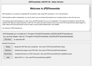 software - jPDFAssemble 2021R1 screenshot