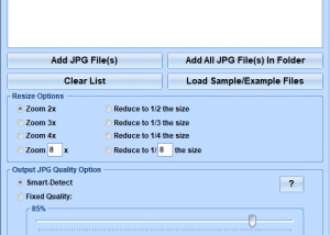 software - JPG Increase or Decrease Height and Width Software 7.0 screenshot