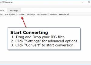 JPG to PDF Converter screenshot