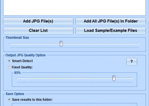 software - JPG To Thumbnail Converter Software 7.0 screenshot
