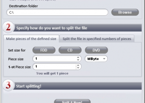 software - JR Split File Pro 3.0 screenshot