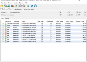 JRecoverer for Cassandra Passwords screenshot