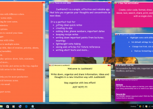 software - JustNoteIt 1.3.0 screenshot